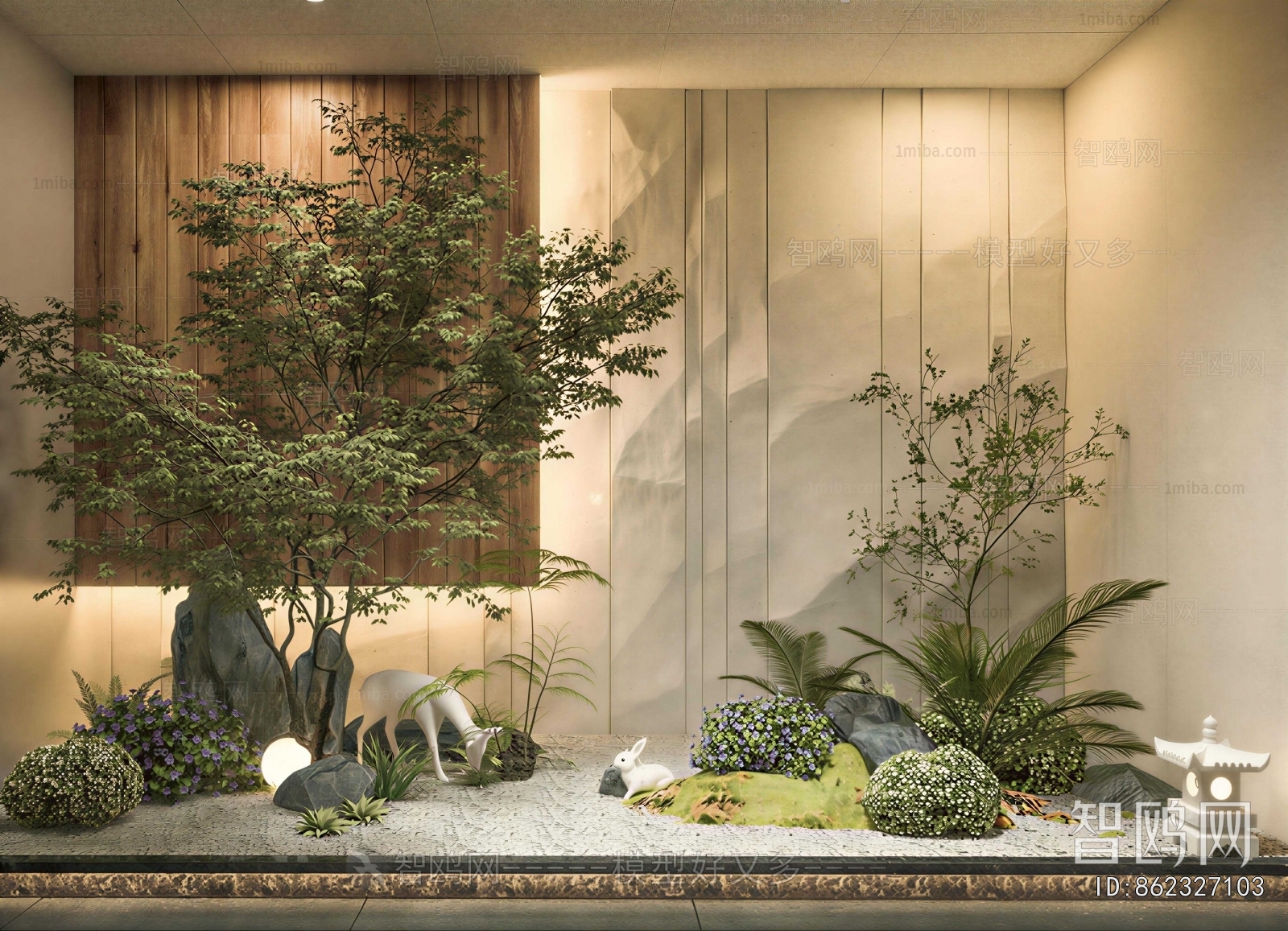 New Chinese Style Plant Landscaping