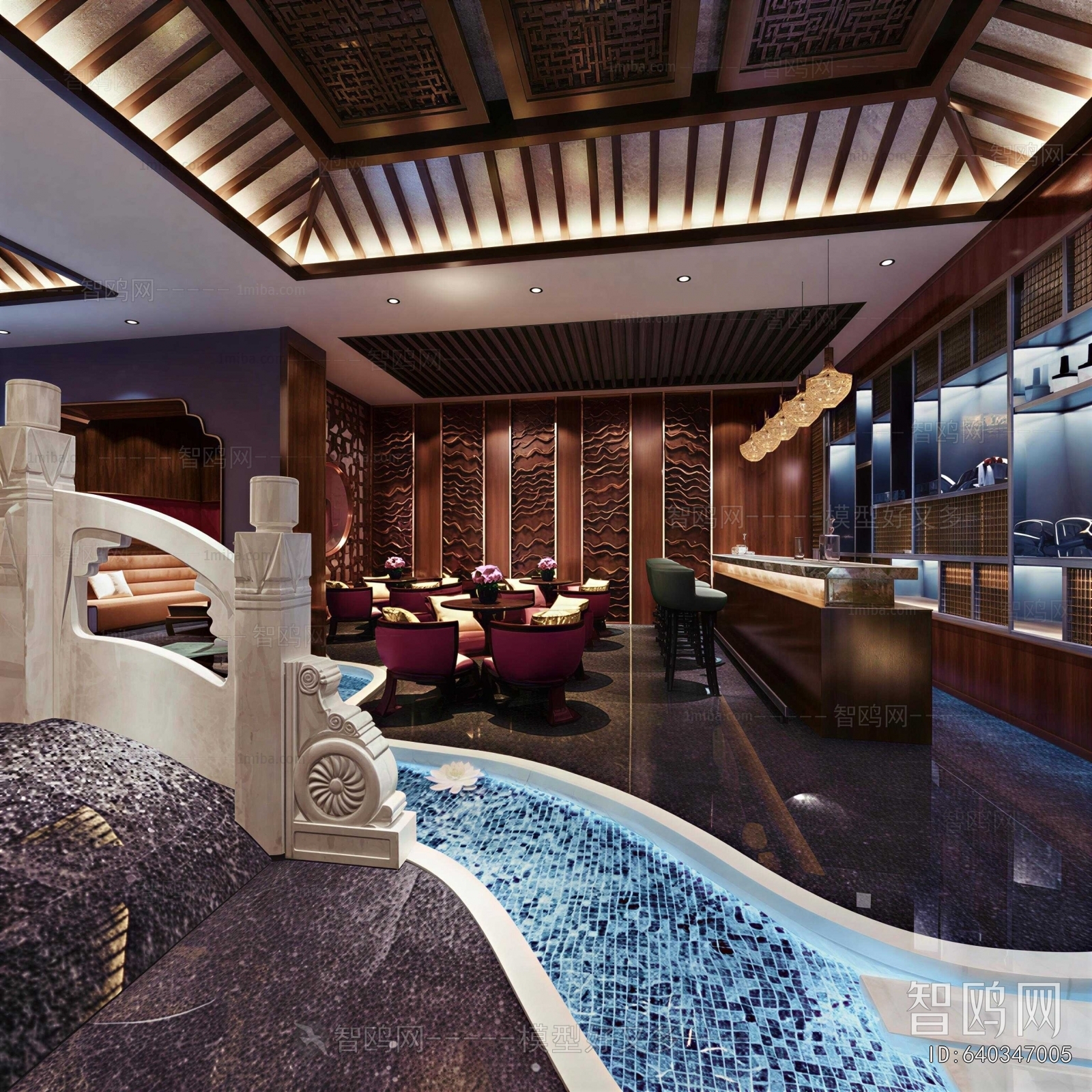 New Chinese Style Club Space
