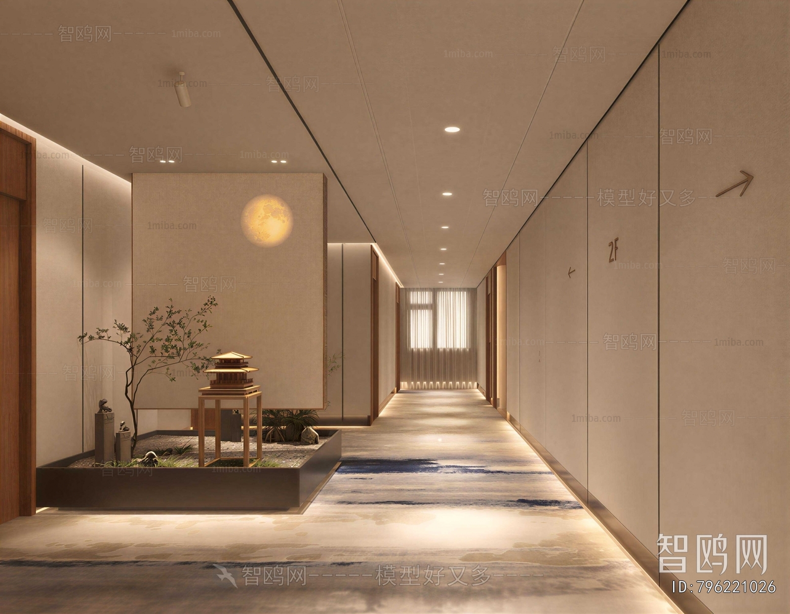 New Chinese Style Corridor