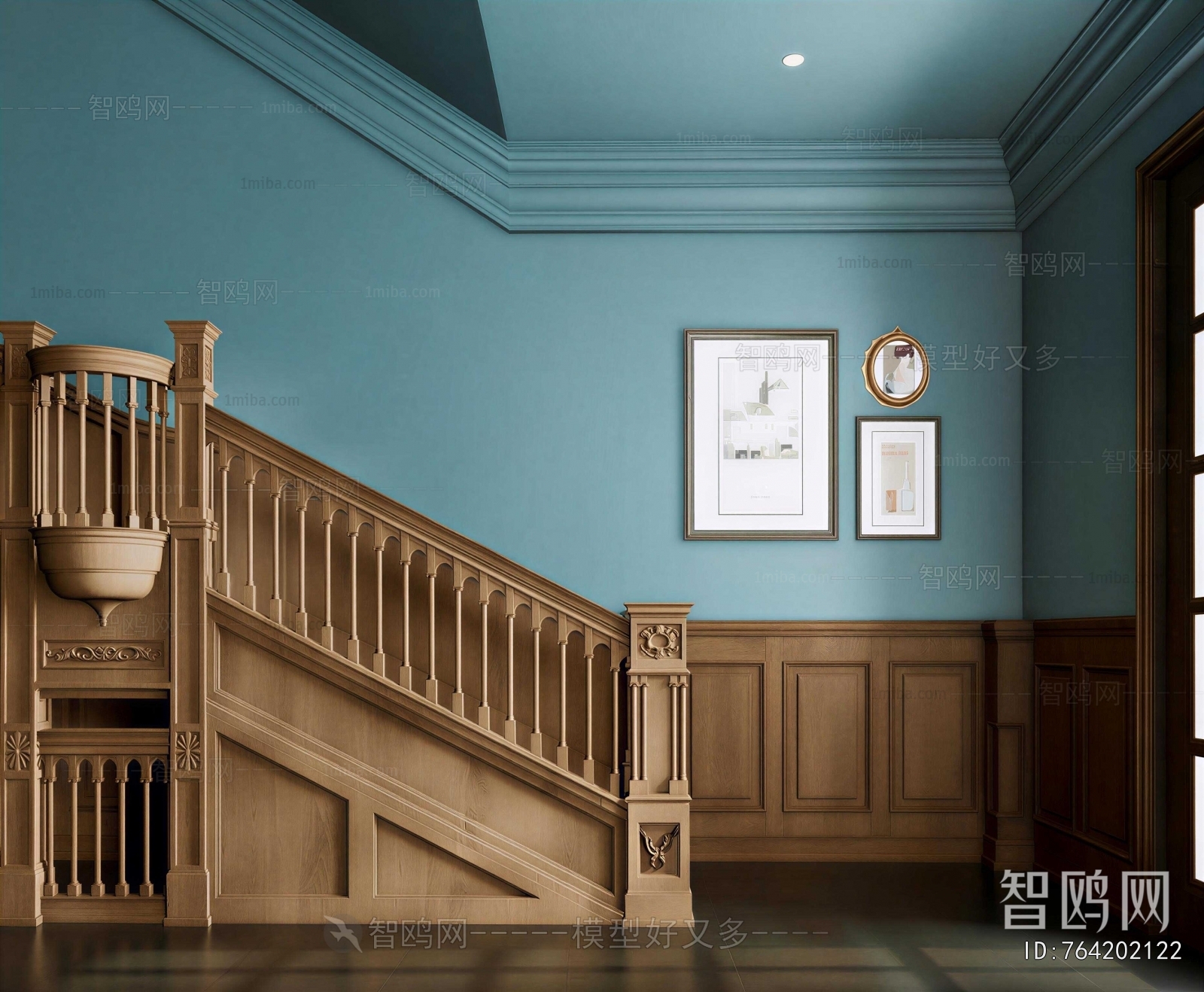 Retro Style Stairwell