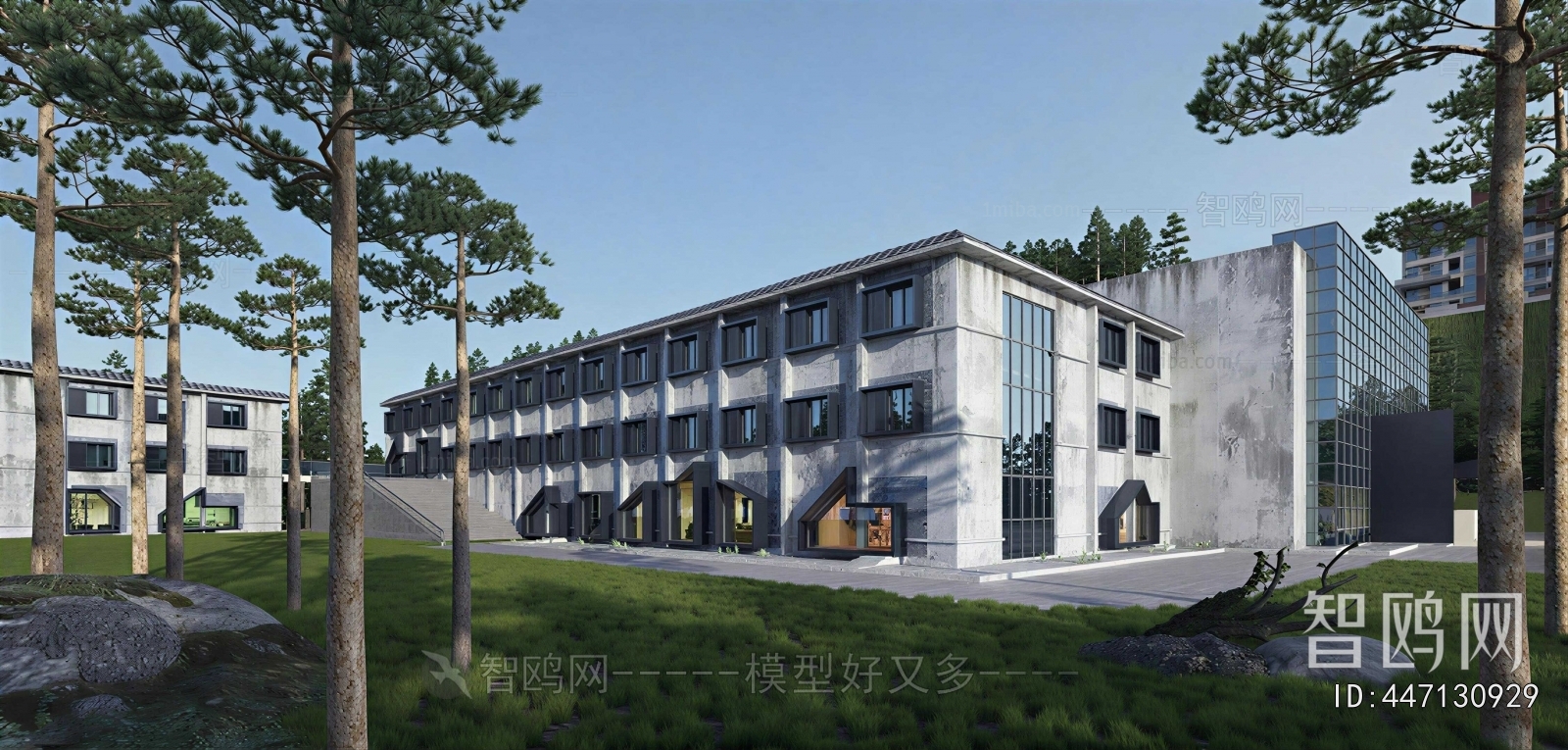 Modern Appearance Of Commercial Building