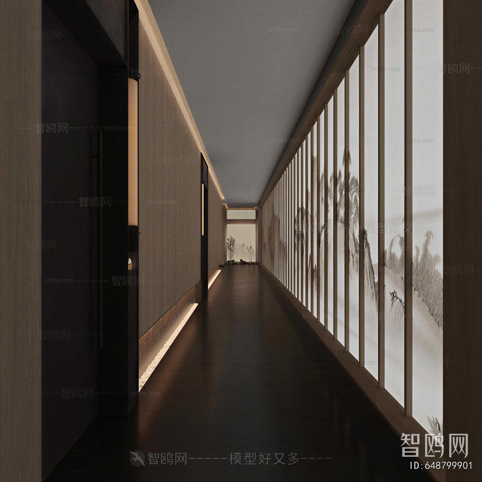 New Chinese Style Corridor