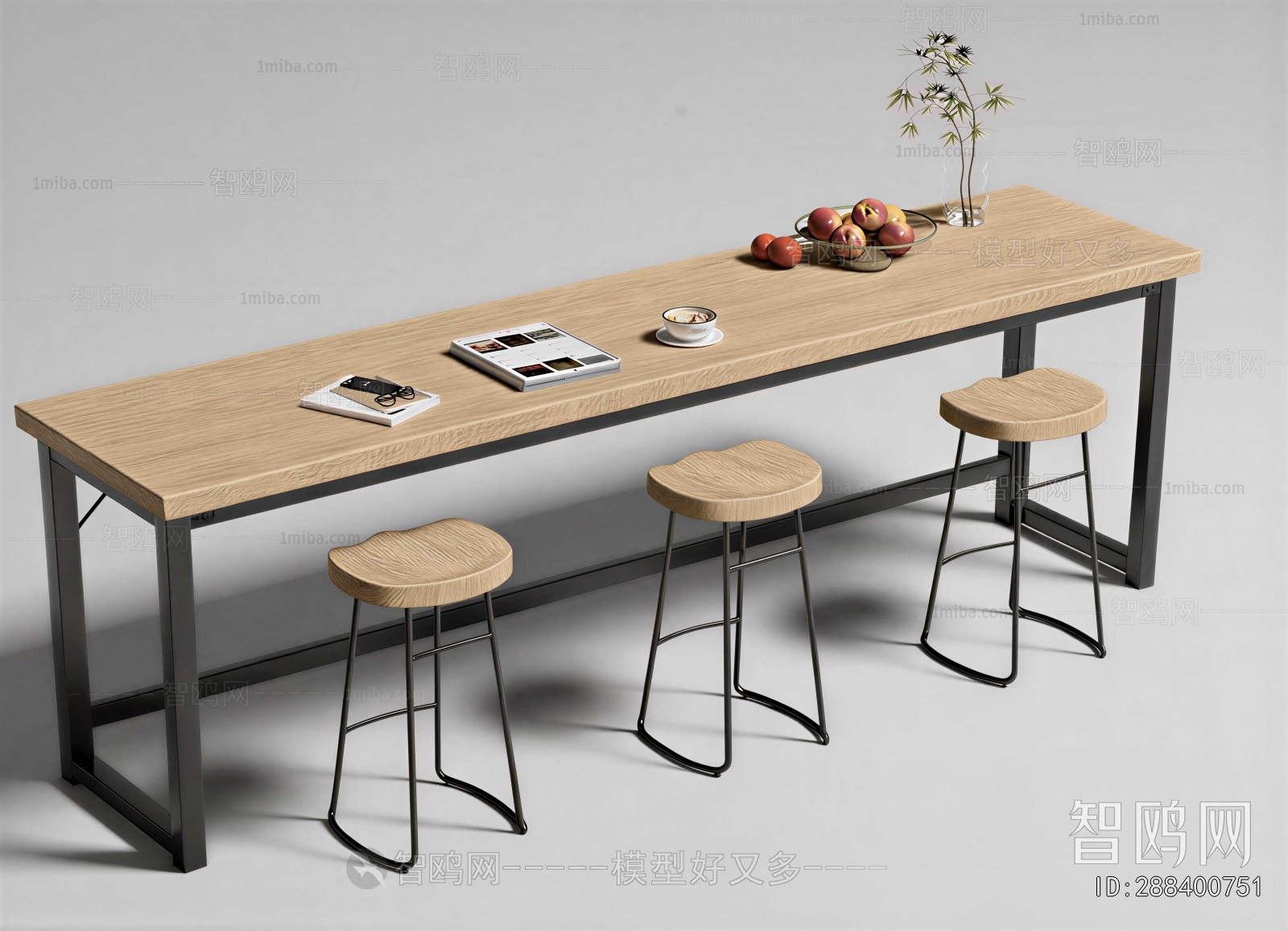 Industrial Style Counter Bar