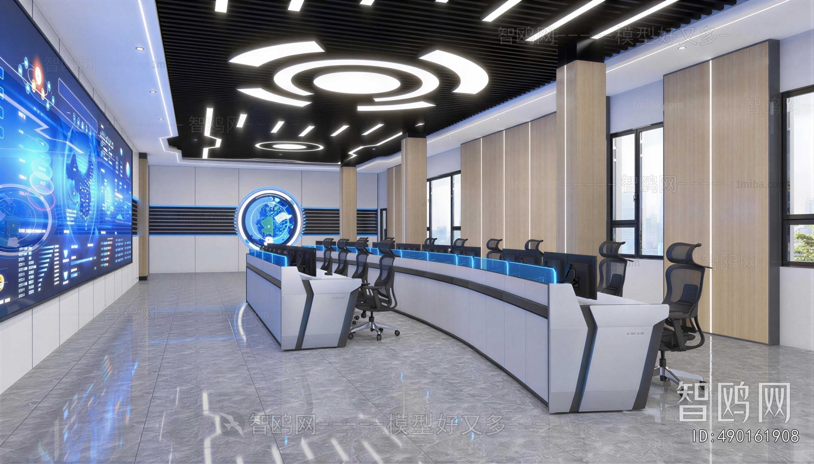 Modern Monitor Room