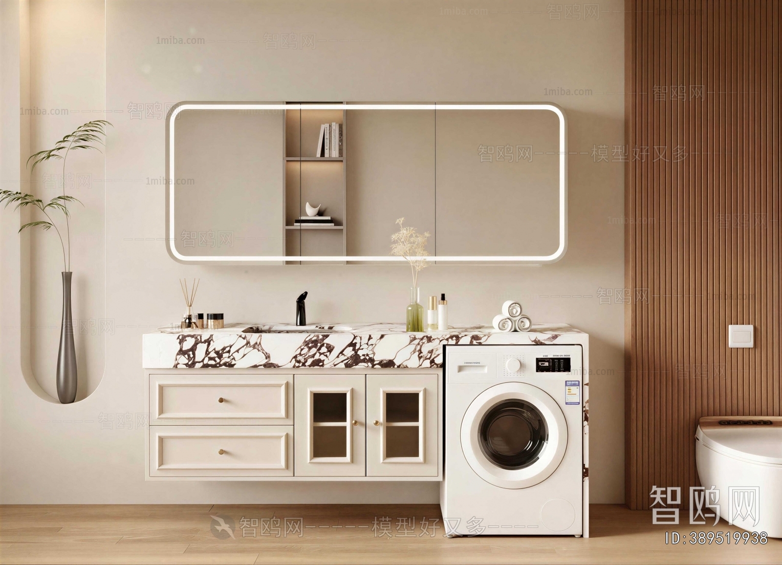 French Style Bathroom Cabinet