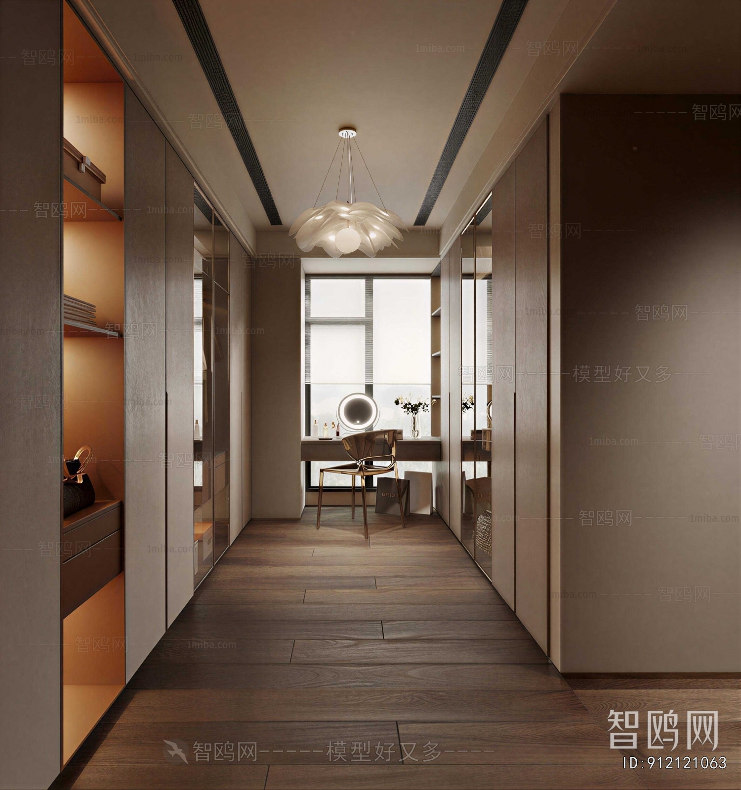 Modern Clothes Storage Area