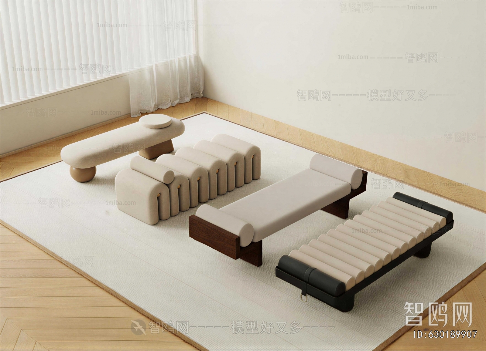 Modern Sofa Stool