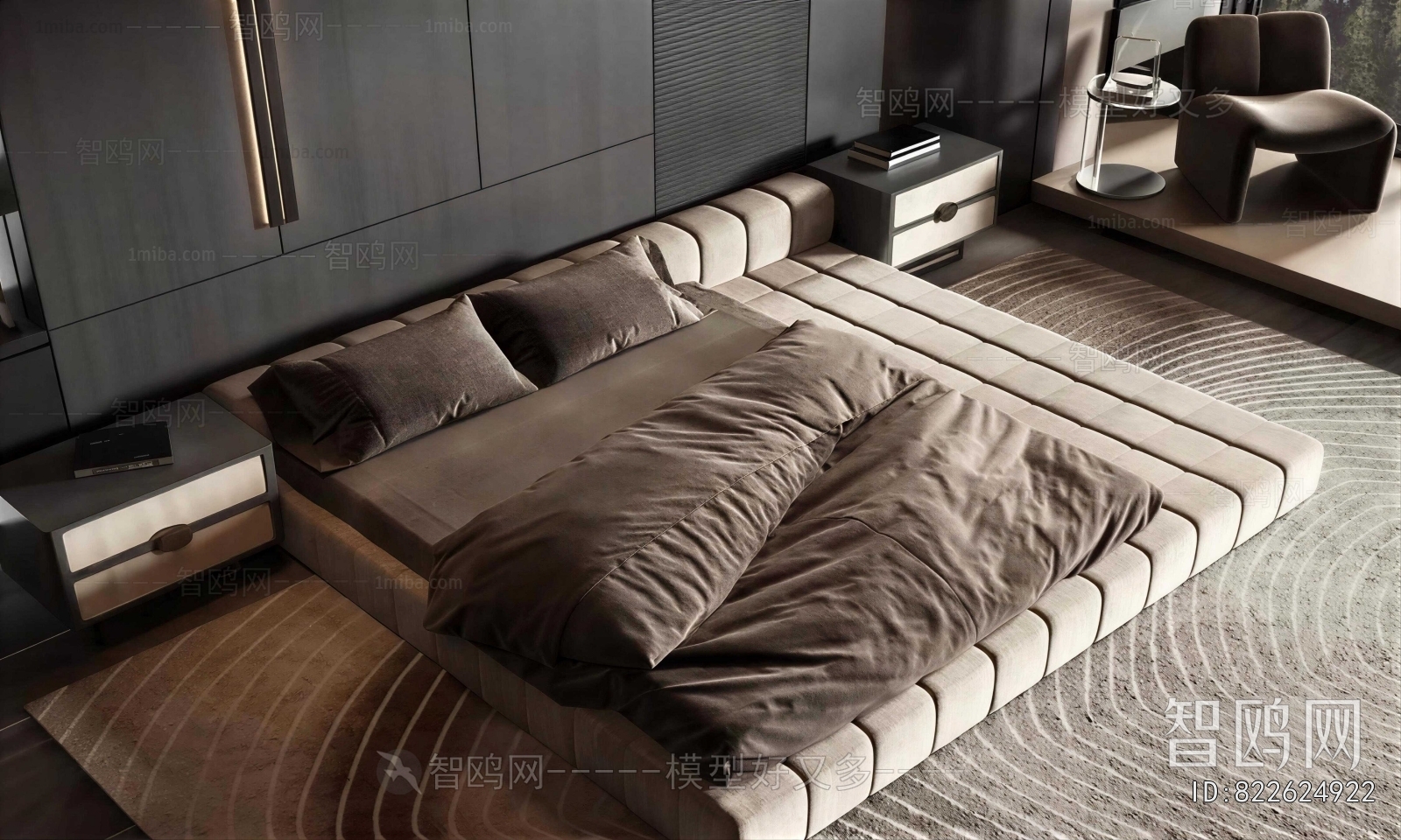 Modern Double Bed