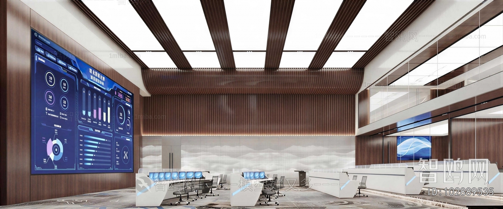 Modern Monitor Room
