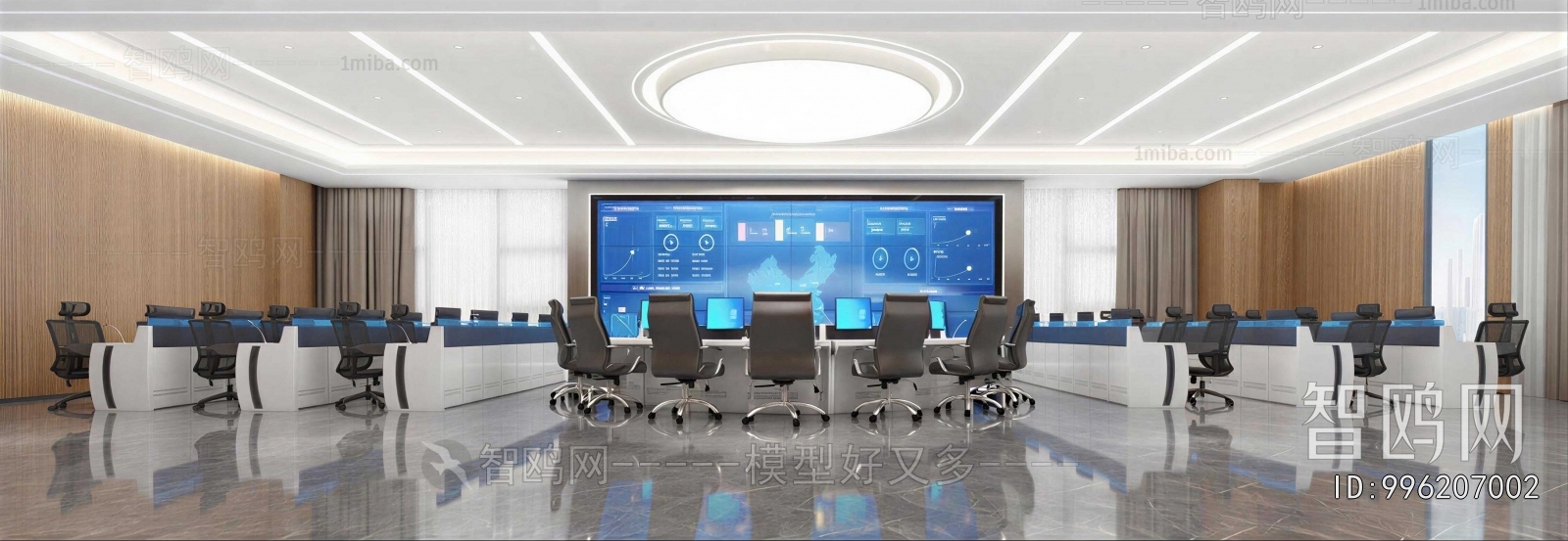 Modern Monitor Room