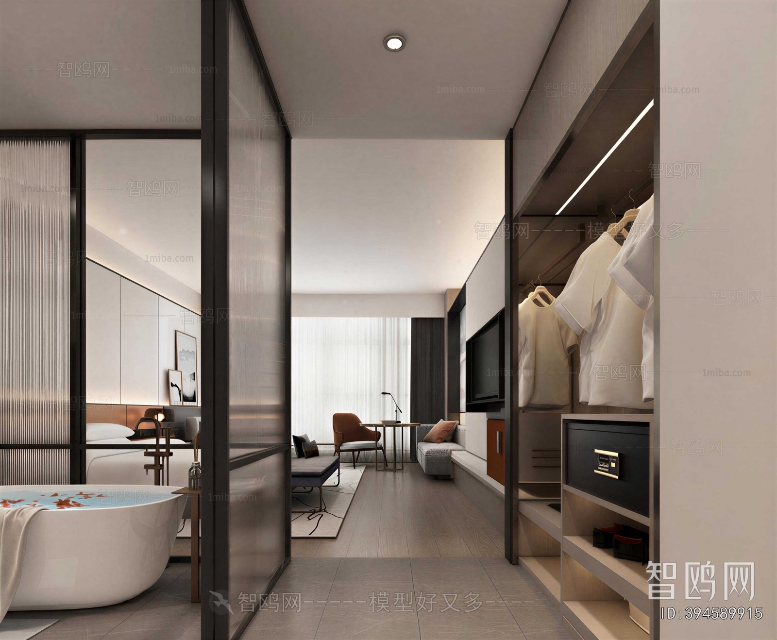 Modern Guest Room