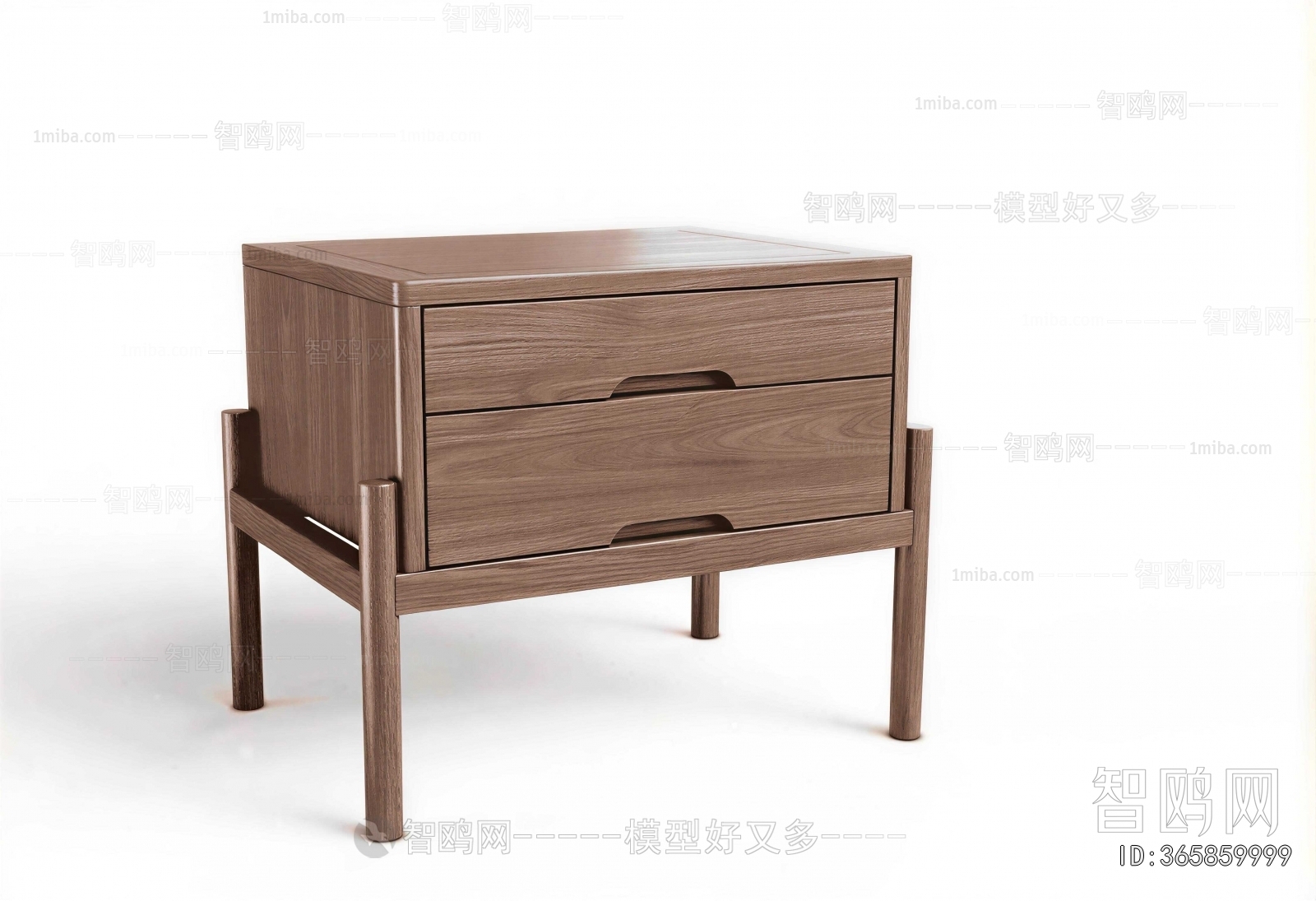 New Chinese Style Bedside Cupboard