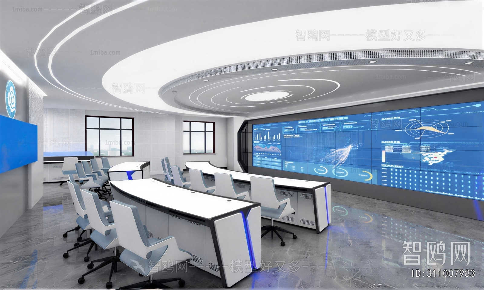 Modern Monitor Room