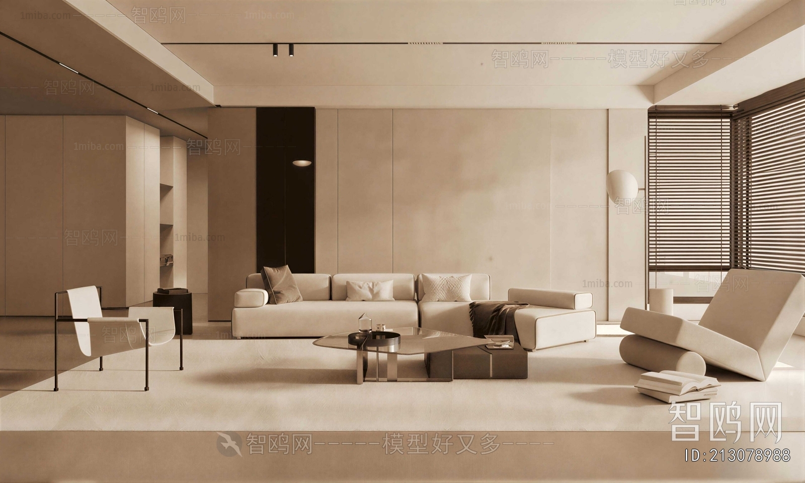Wabi-sabi Style A Living Room