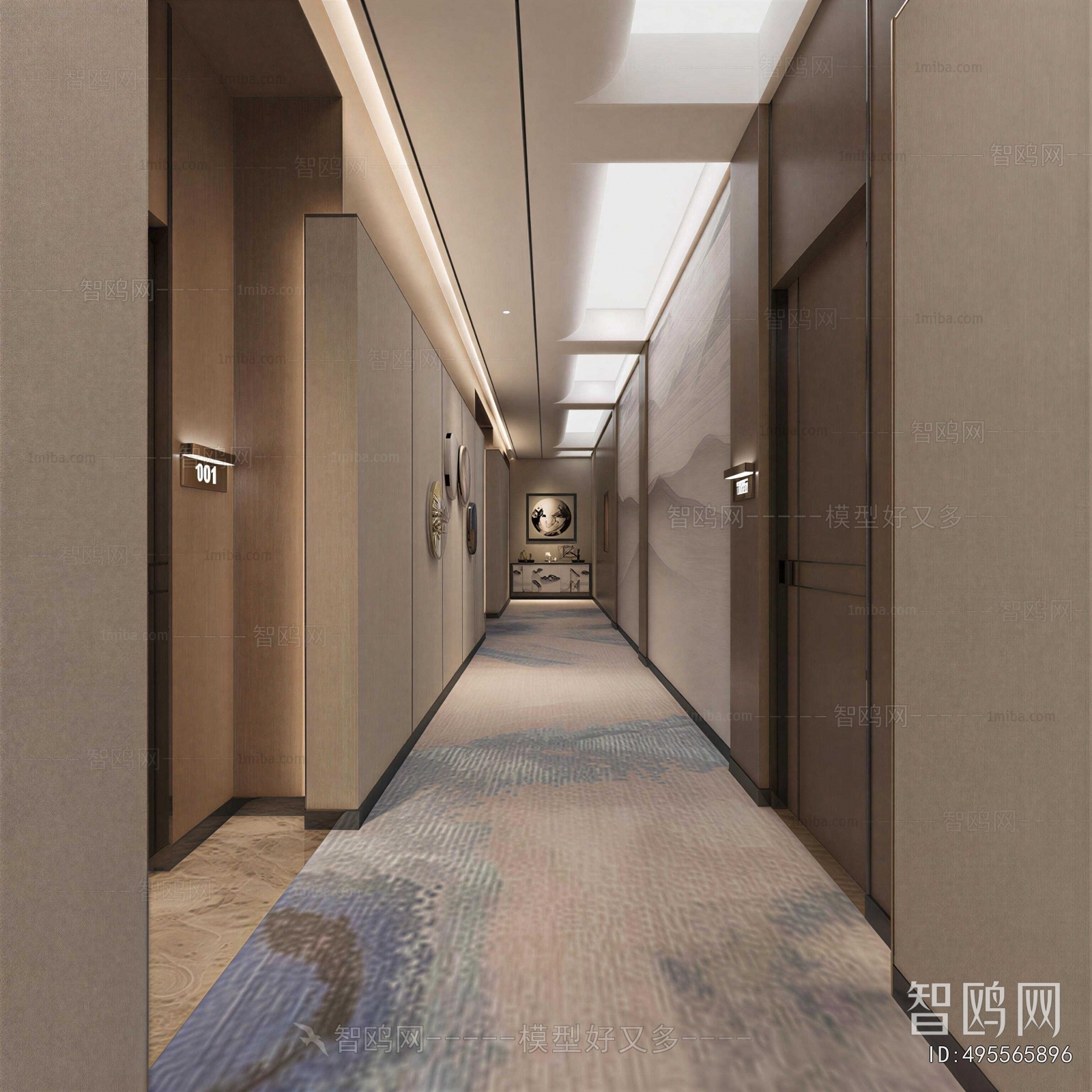 New Chinese Style Corridor