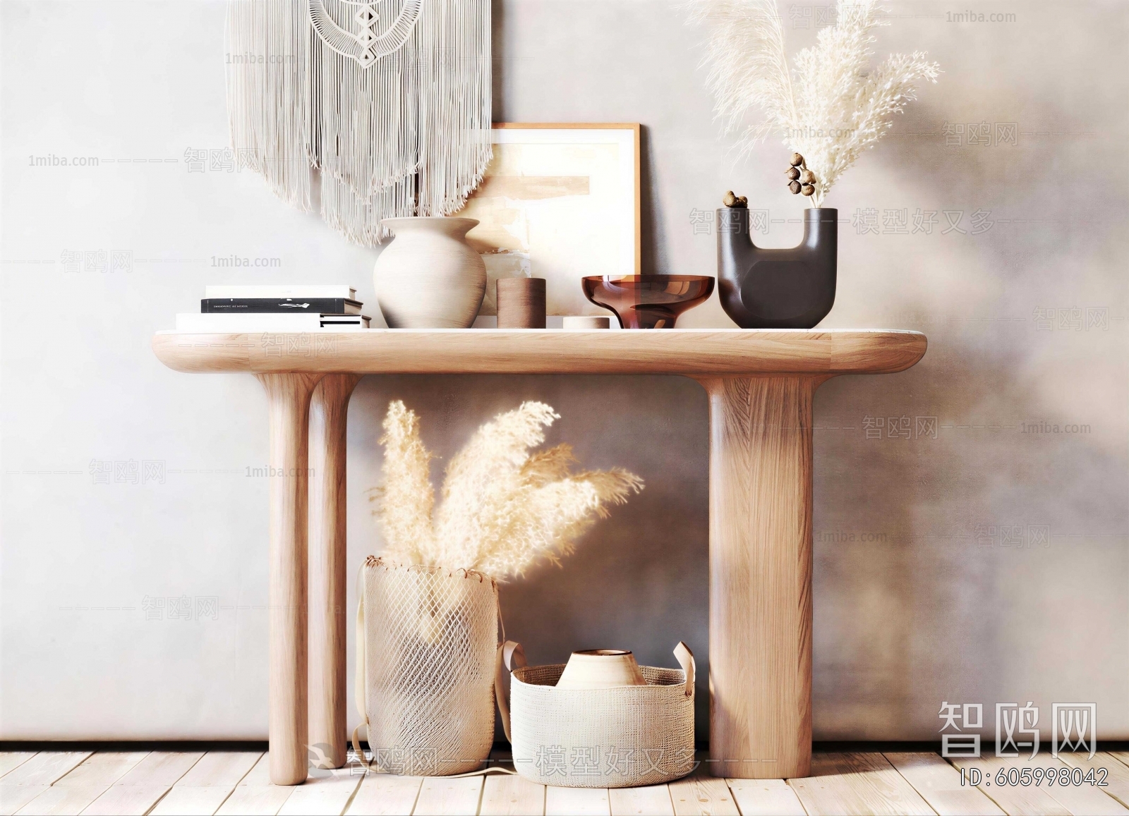 Wabi-sabi Style Console
