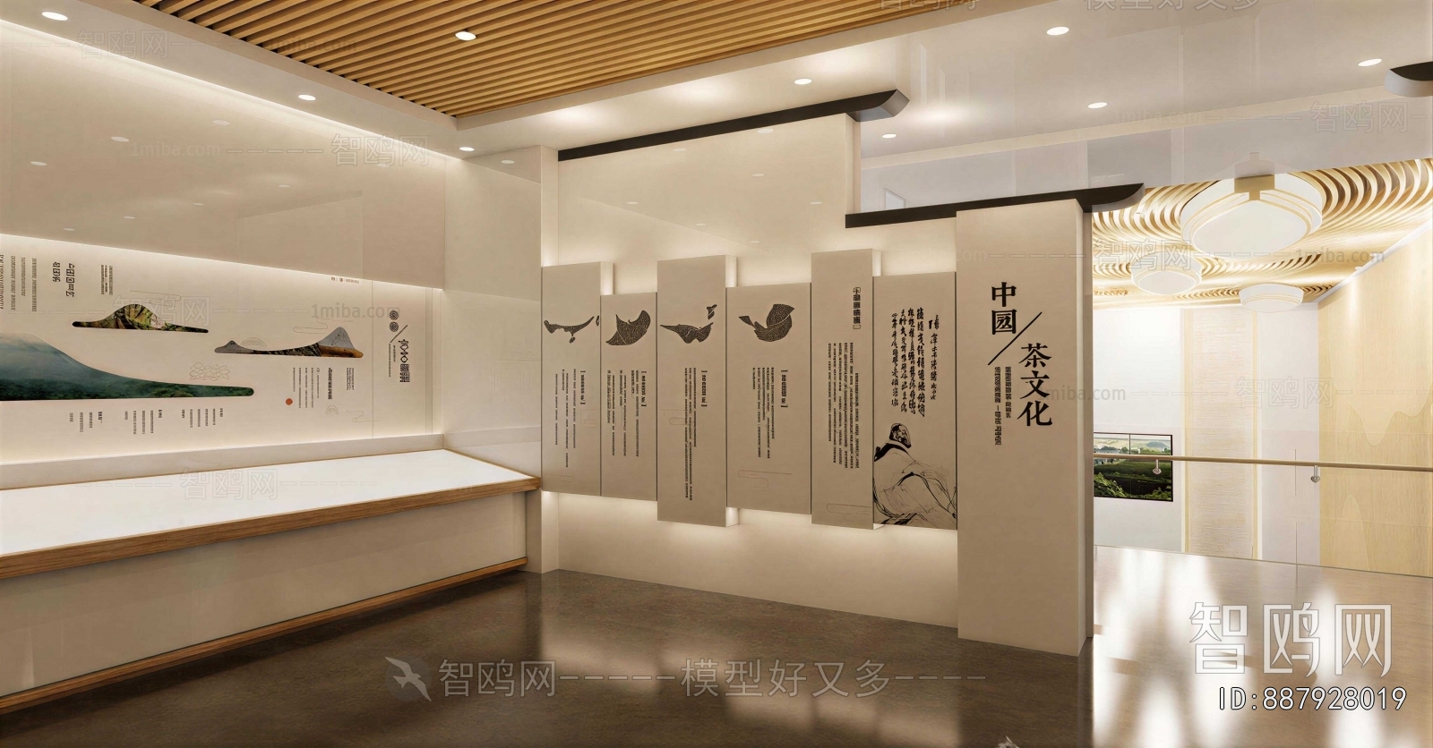 New Chinese Style Exhibition Hall