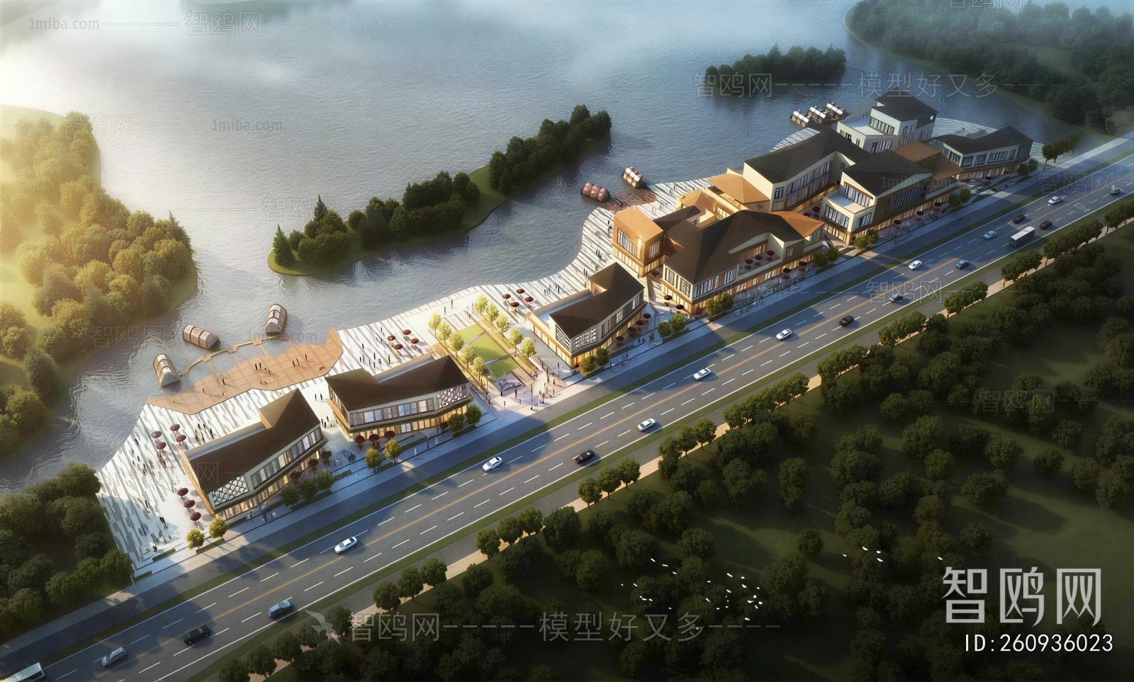 New Chinese Style Commercial Street
