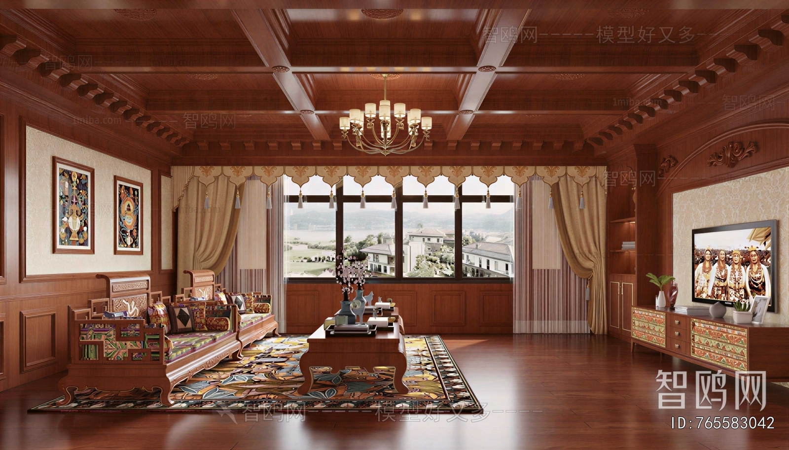 Chinese Style A Living Room