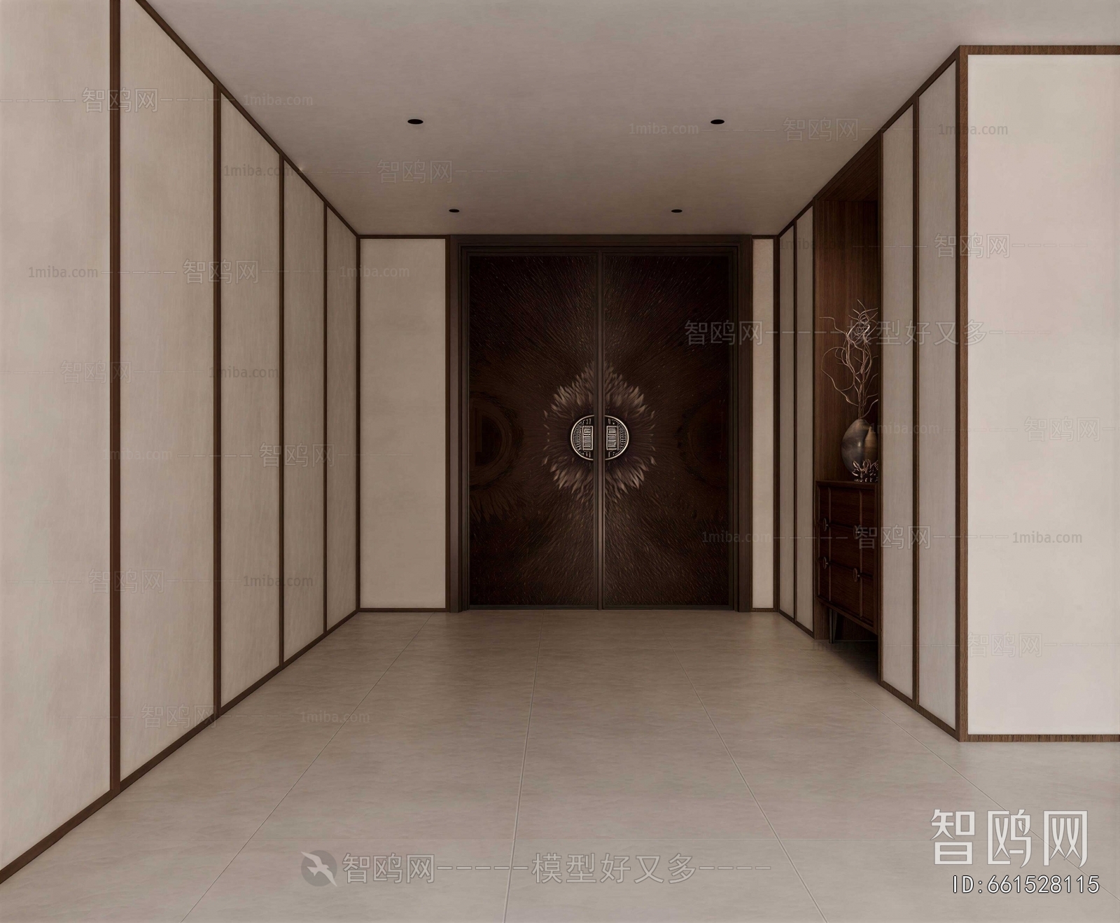 New Chinese Style Hallway