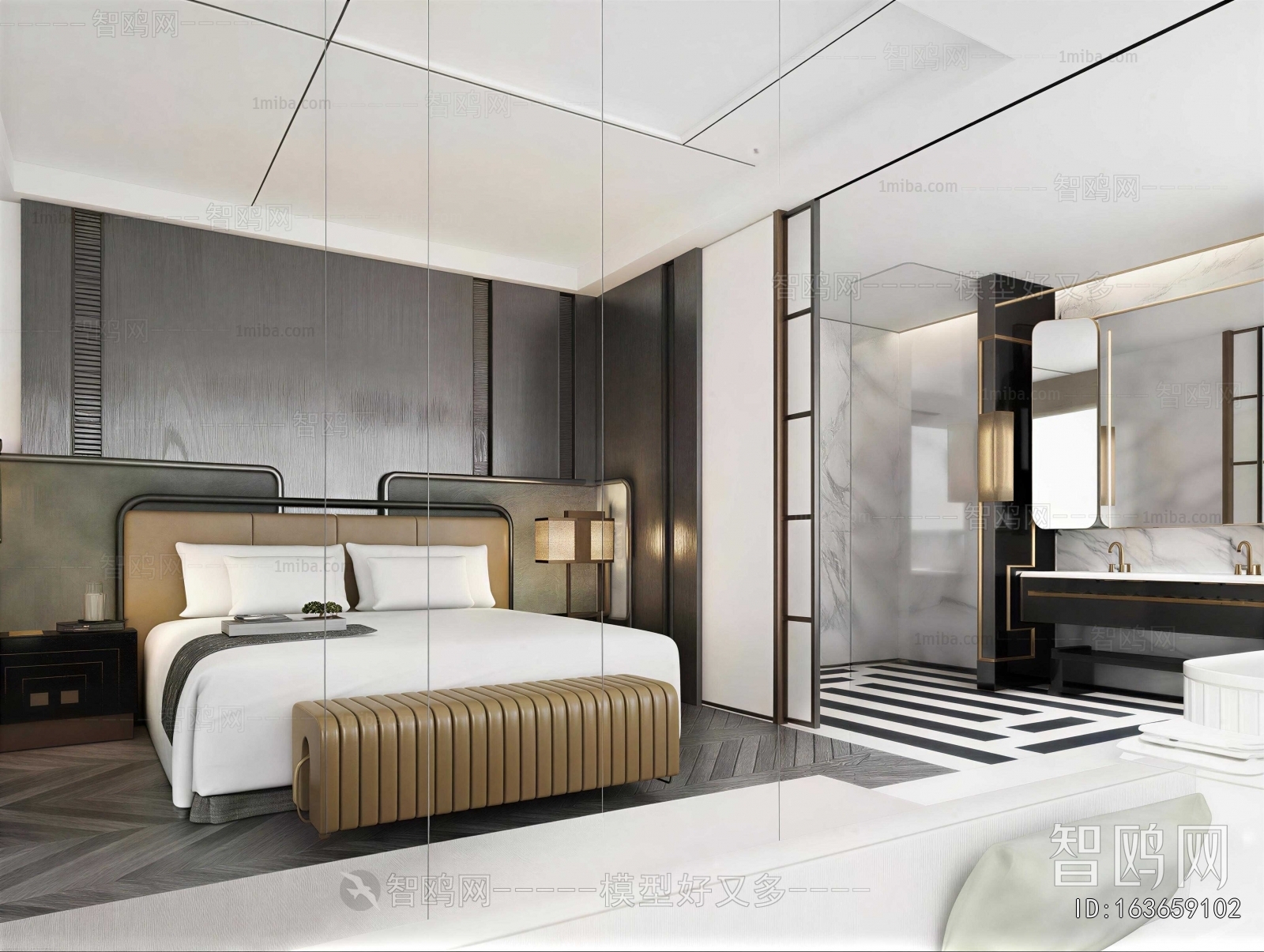 Modern Guest Room