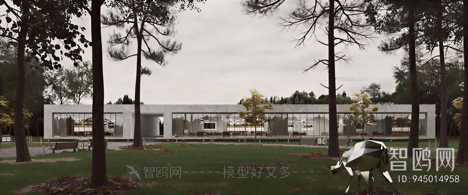 Modern Appearance Of Commercial Building