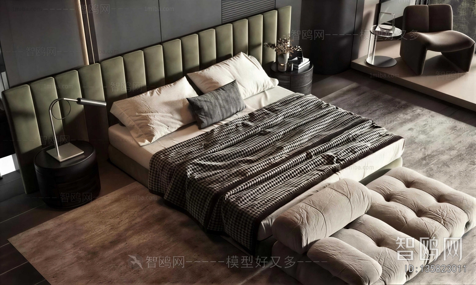 Modern Double Bed