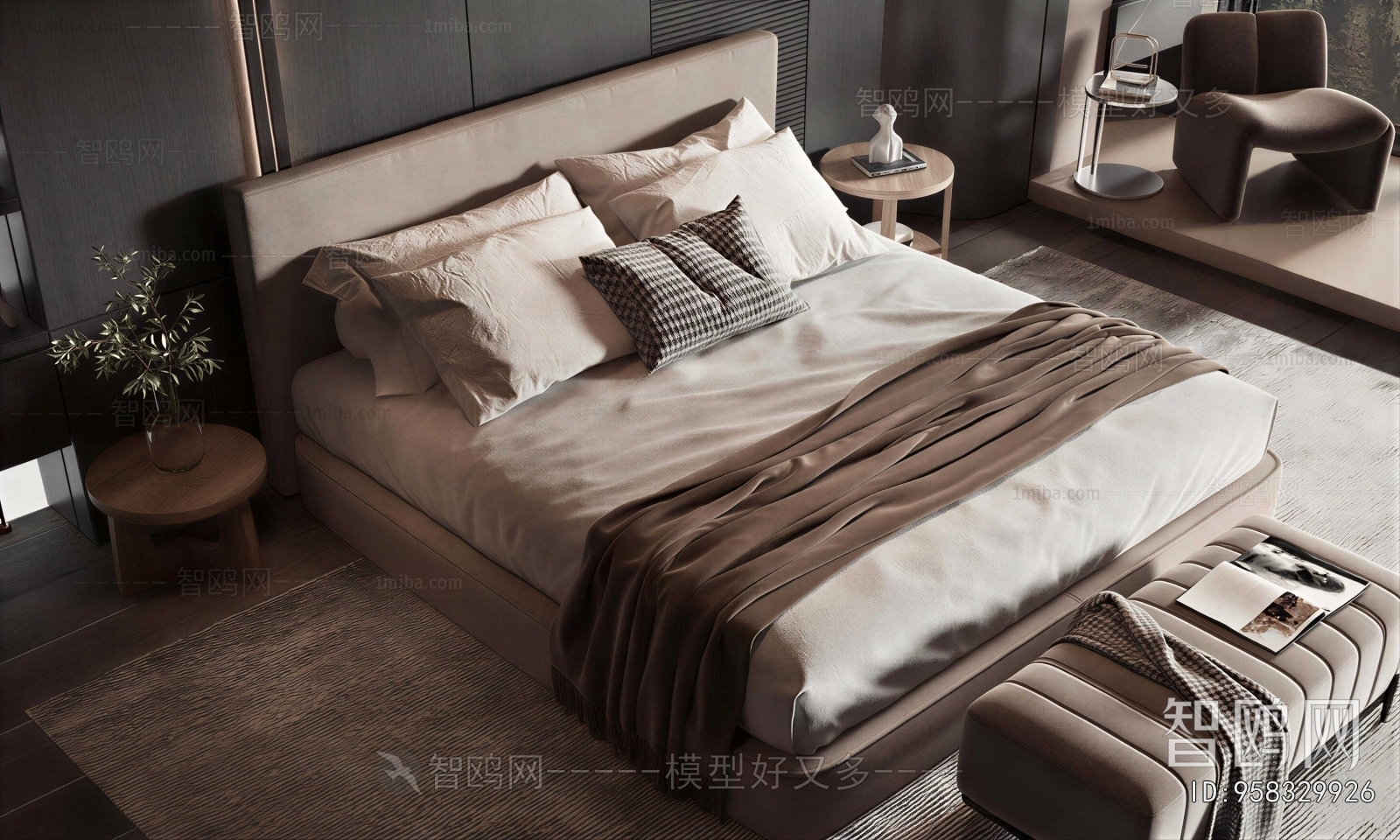 Modern Double Bed