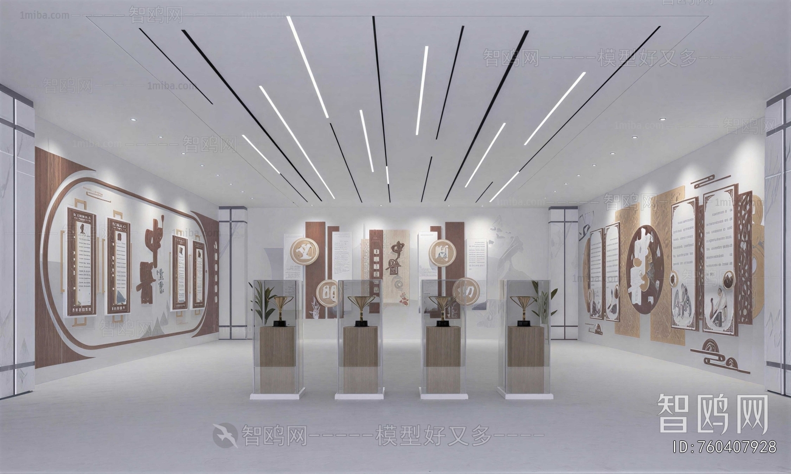 New Chinese Style Exhibition Hall