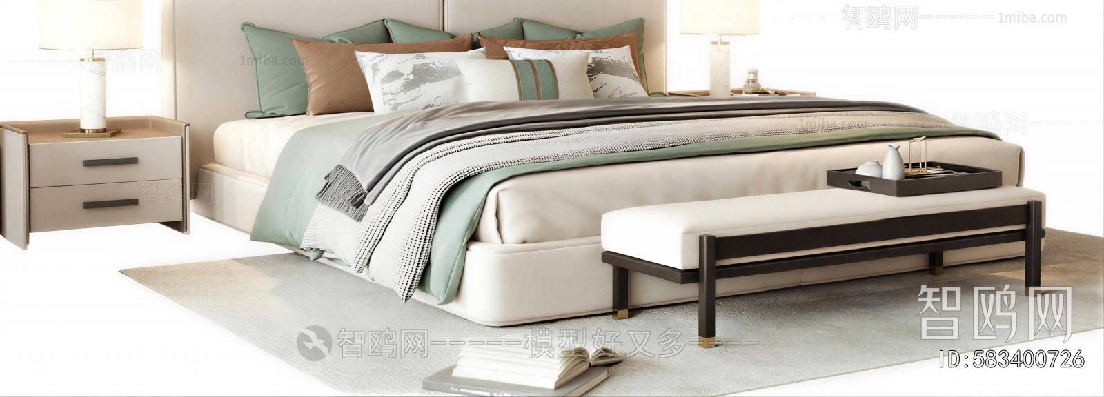 Modern Double Bed