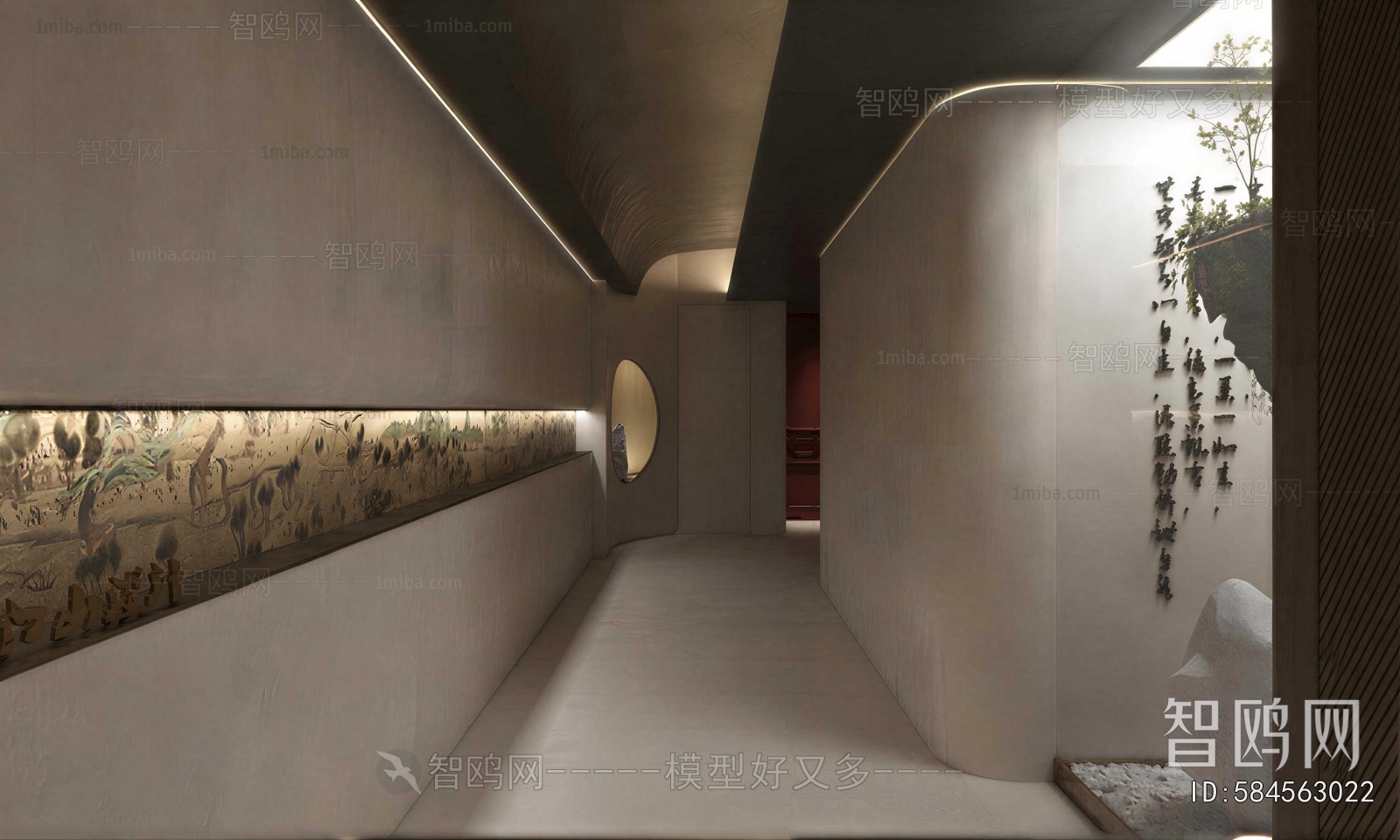 New Chinese Style Corridor