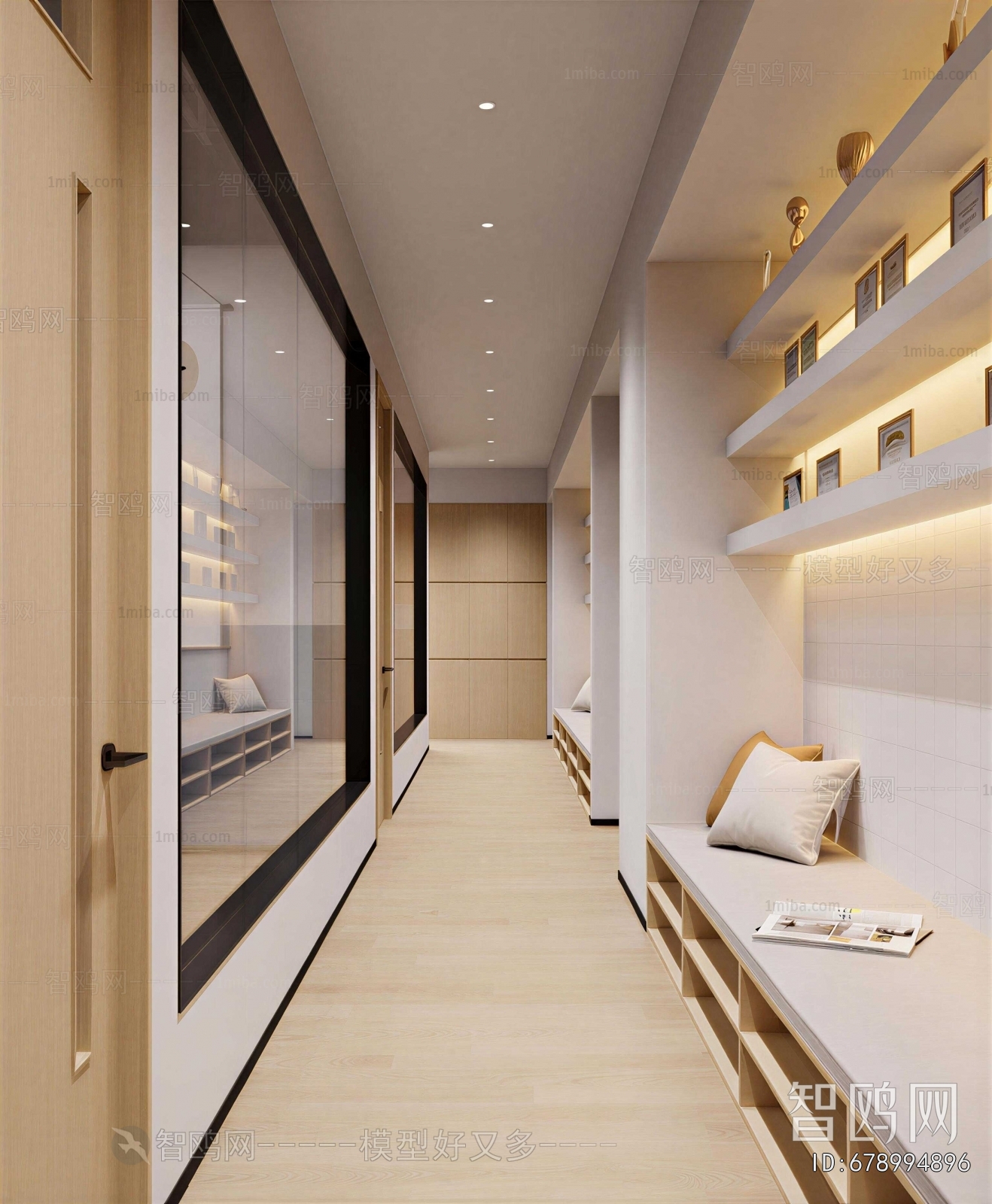 Modern Office Aisle