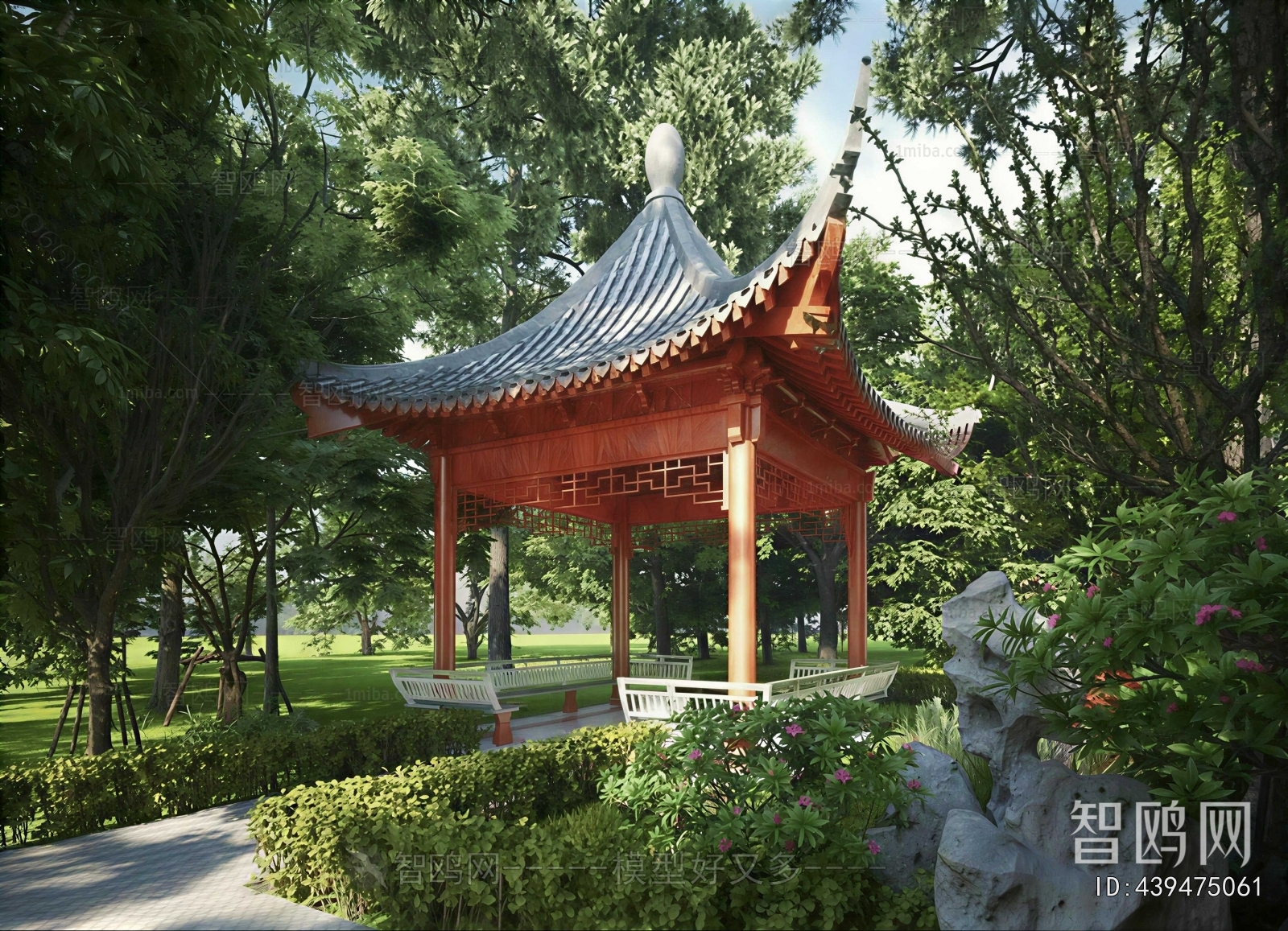 Chinese Style Building Component