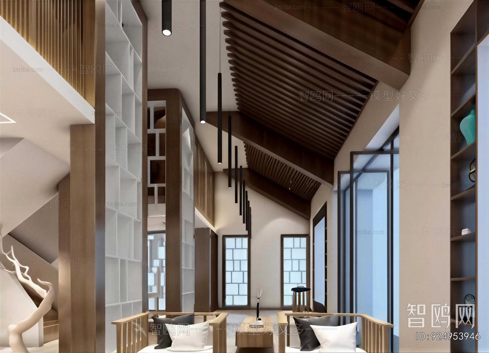 New Chinese Style Meeting Room