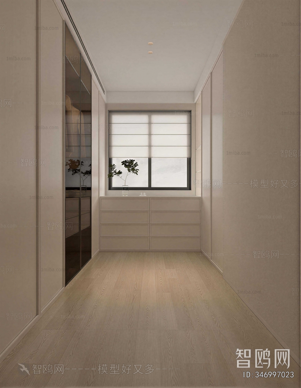 Modern Clothes Storage Area