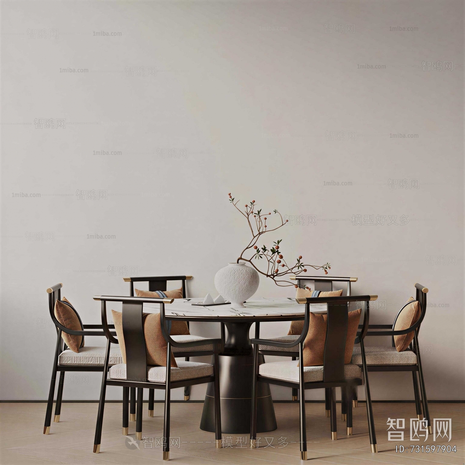 New Chinese Style Dining Table And Chairs