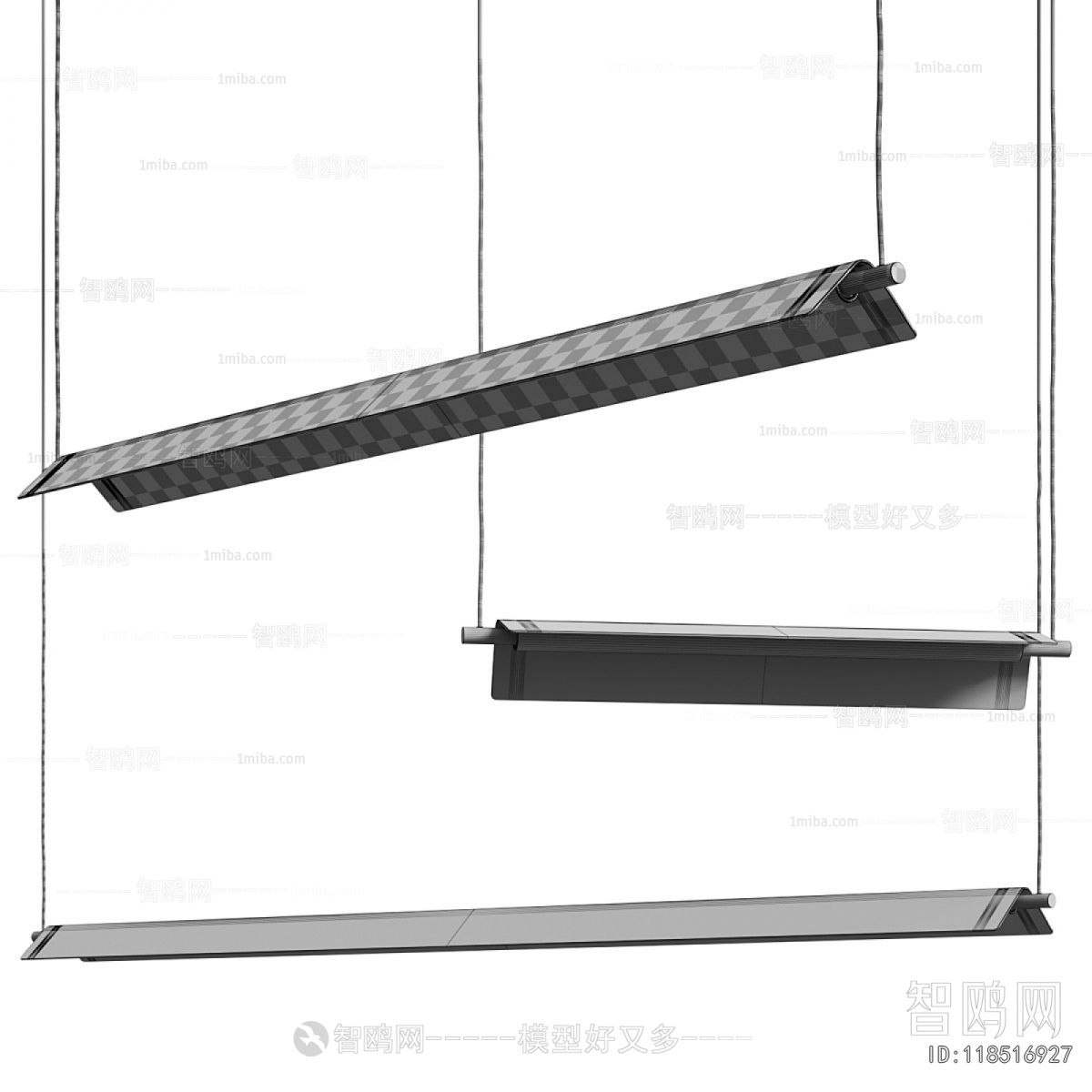 Modern Long Chandelier