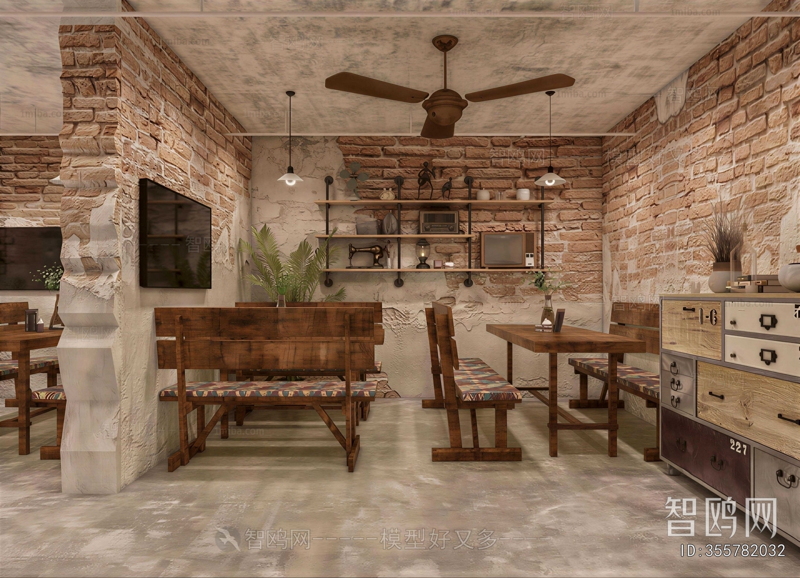 Industrial Style Cafe