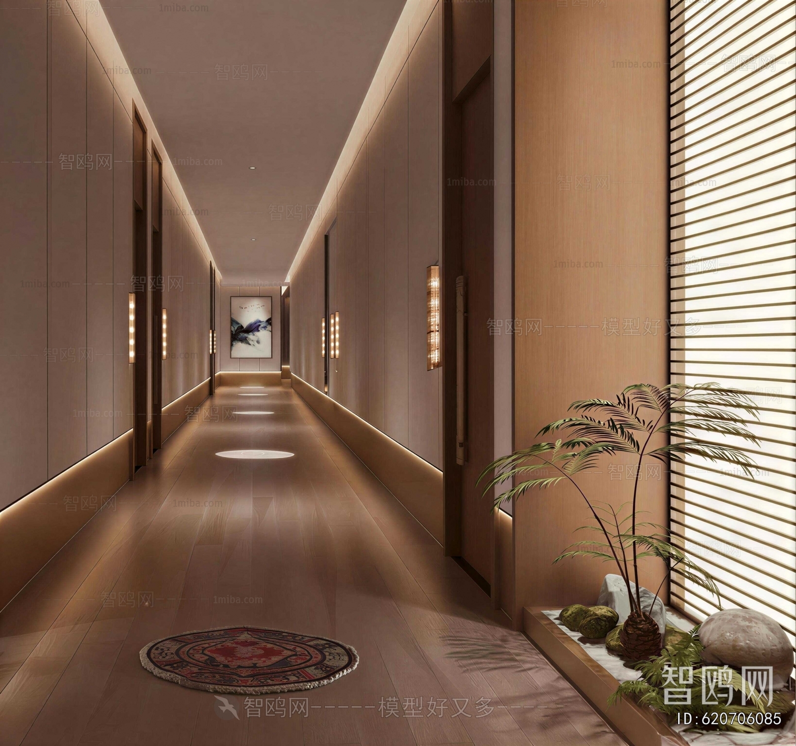 New Chinese Style Corridor