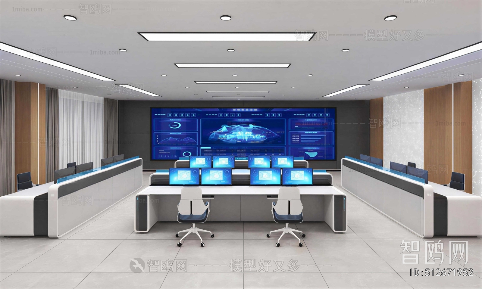 Modern Monitor Room