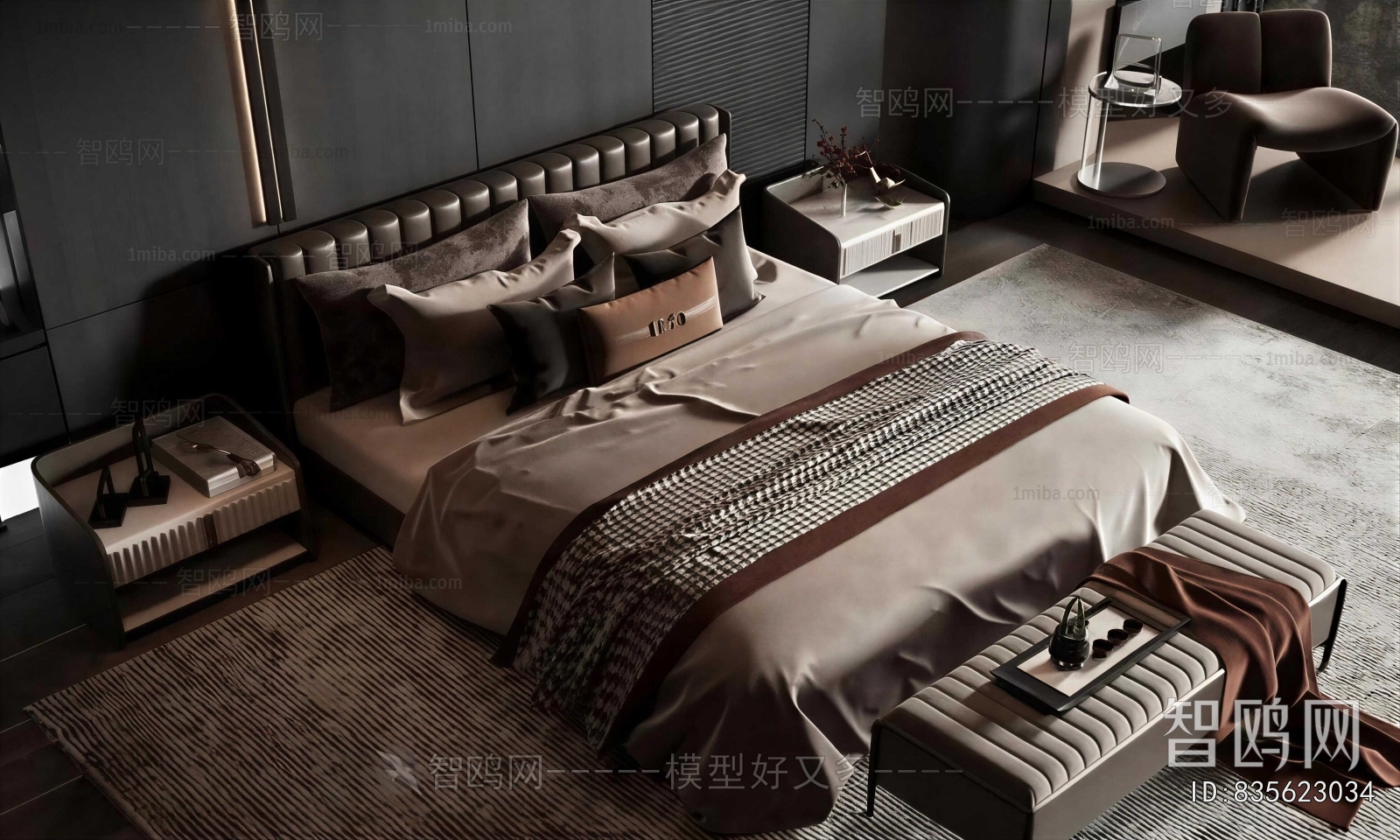 Modern Double Bed