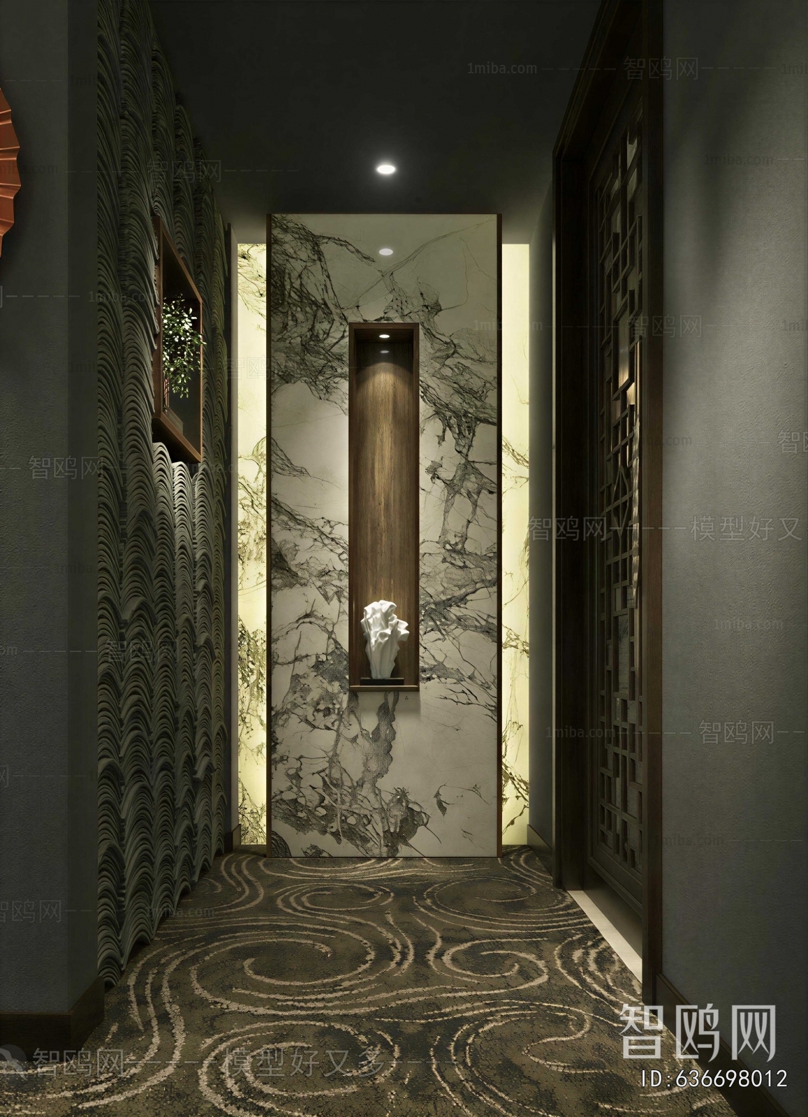 New Chinese Style Hallway