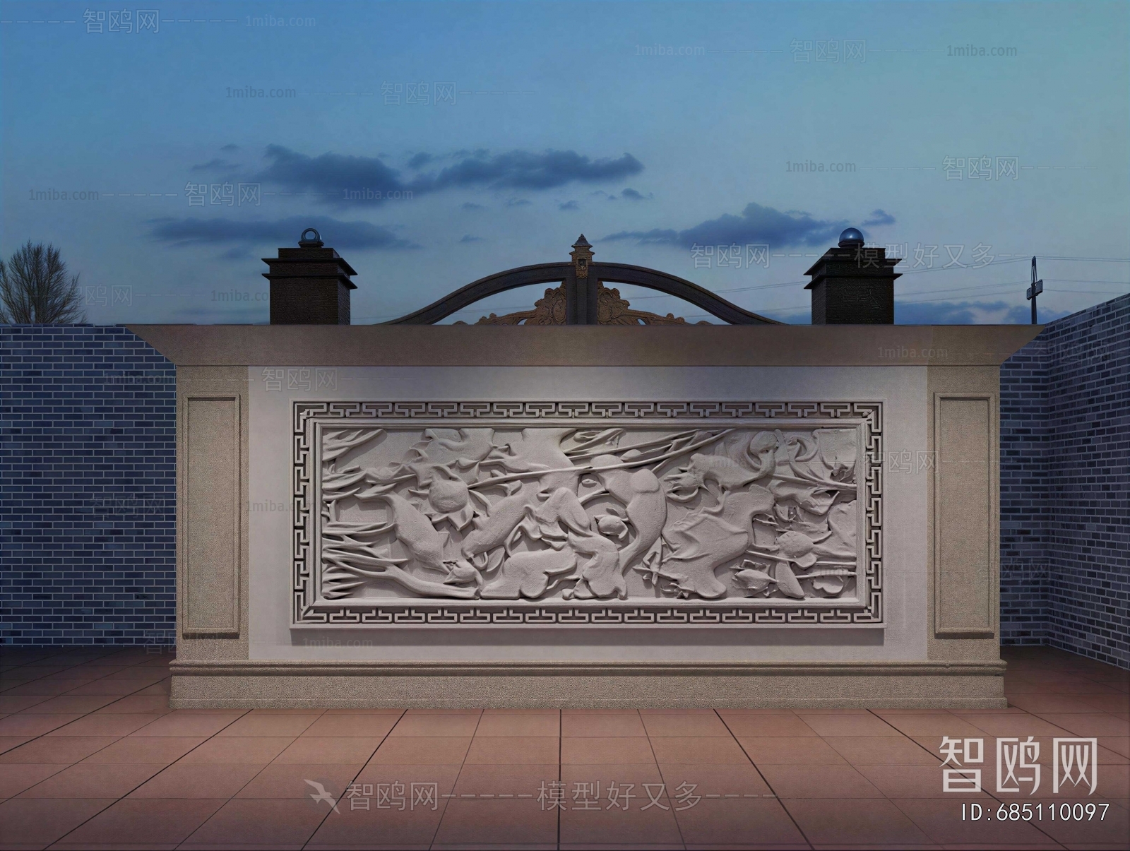 Chinese Style Building Component