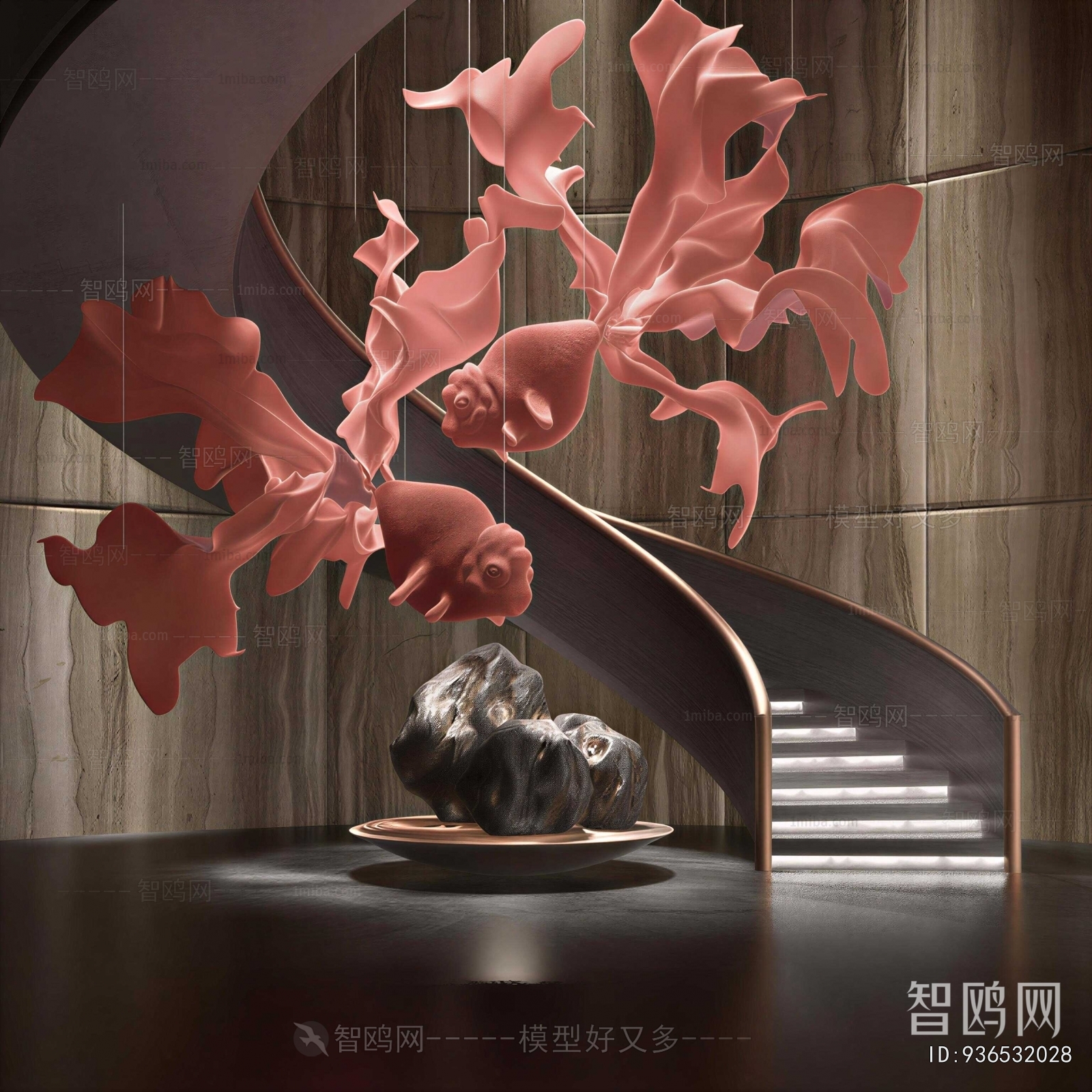 New Chinese Style Stairwell