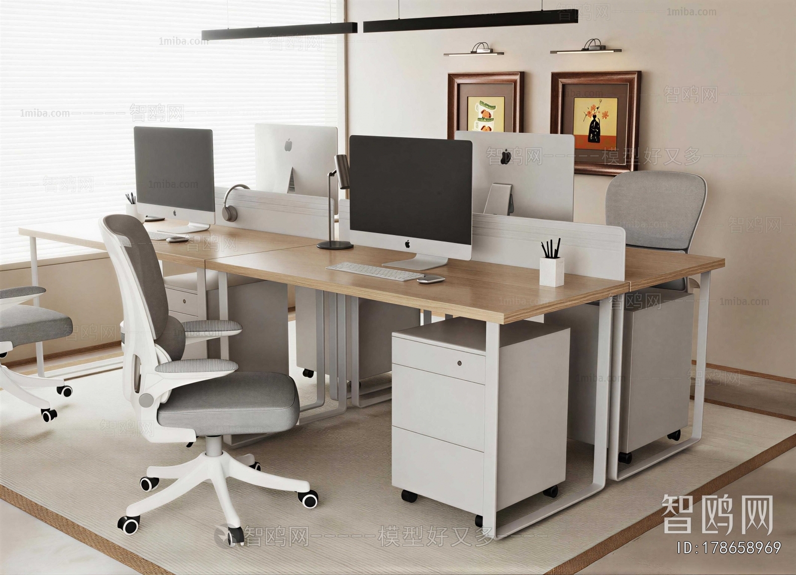Modern Office Desk And Chair