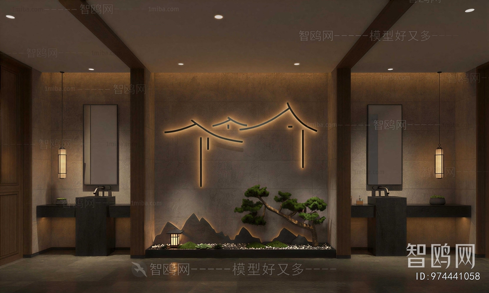 New Chinese Style Public Toilet