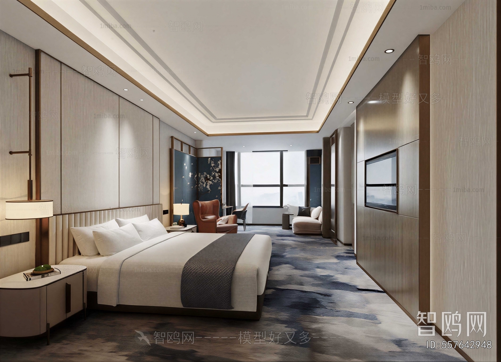 New Chinese Style Guest Room