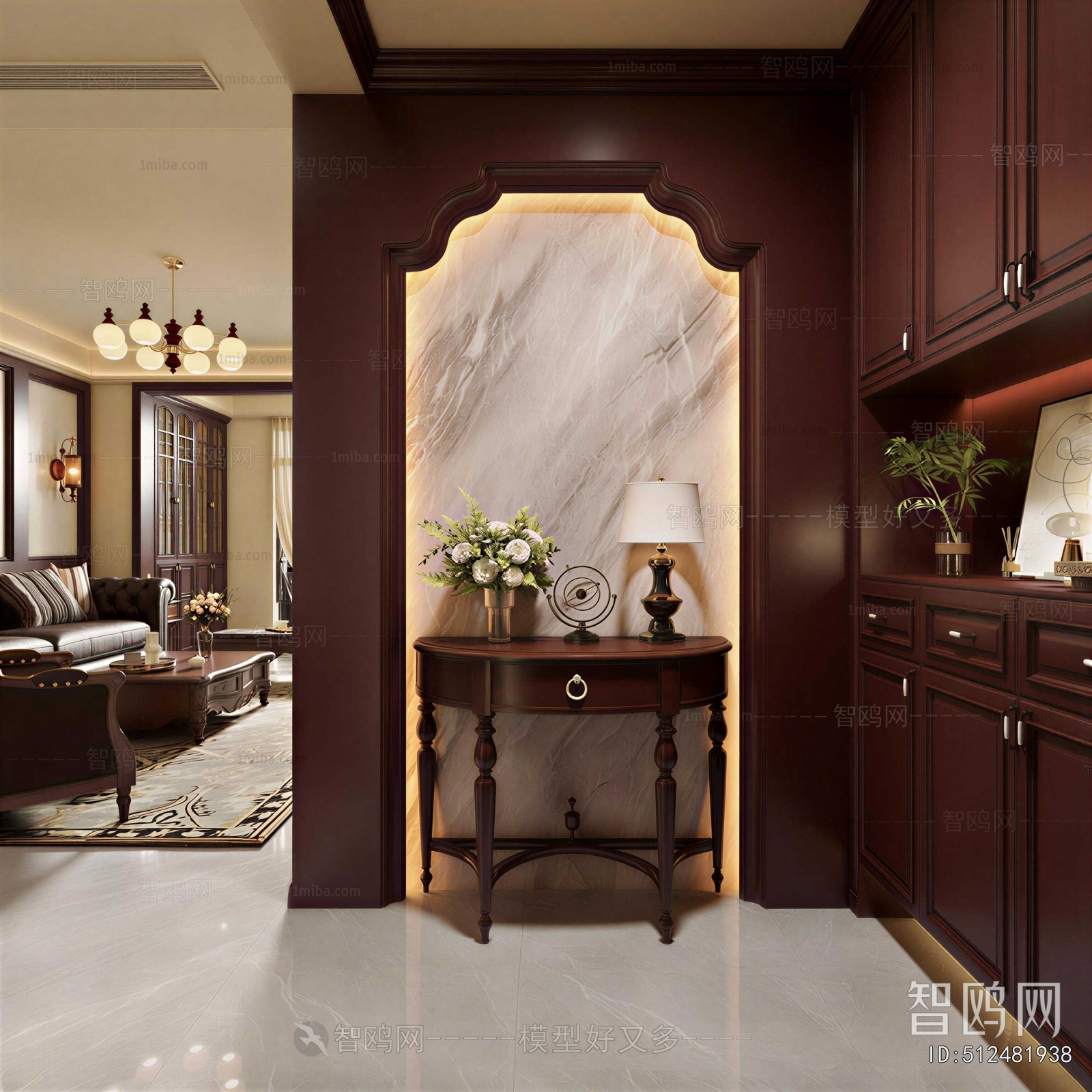 American Style Hallway