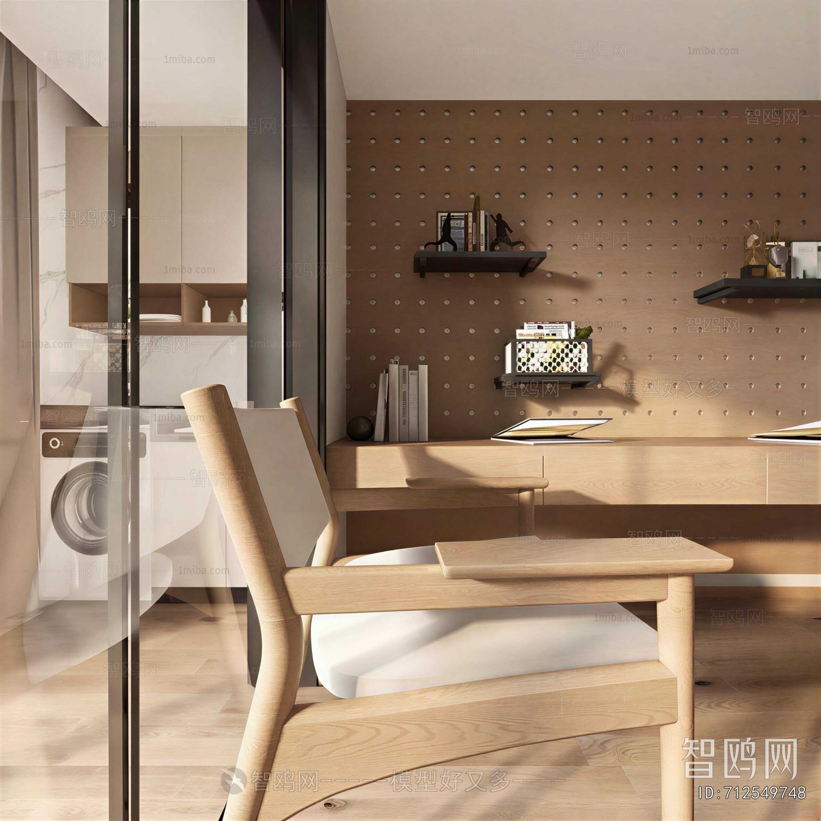 Japanese Style Study Space