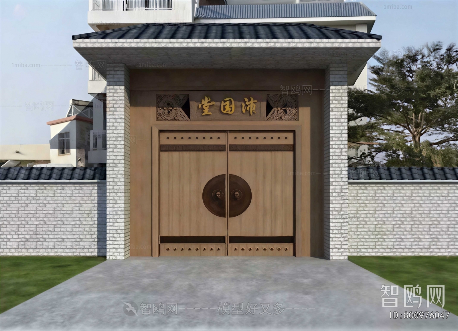 New Chinese Style Facade Element